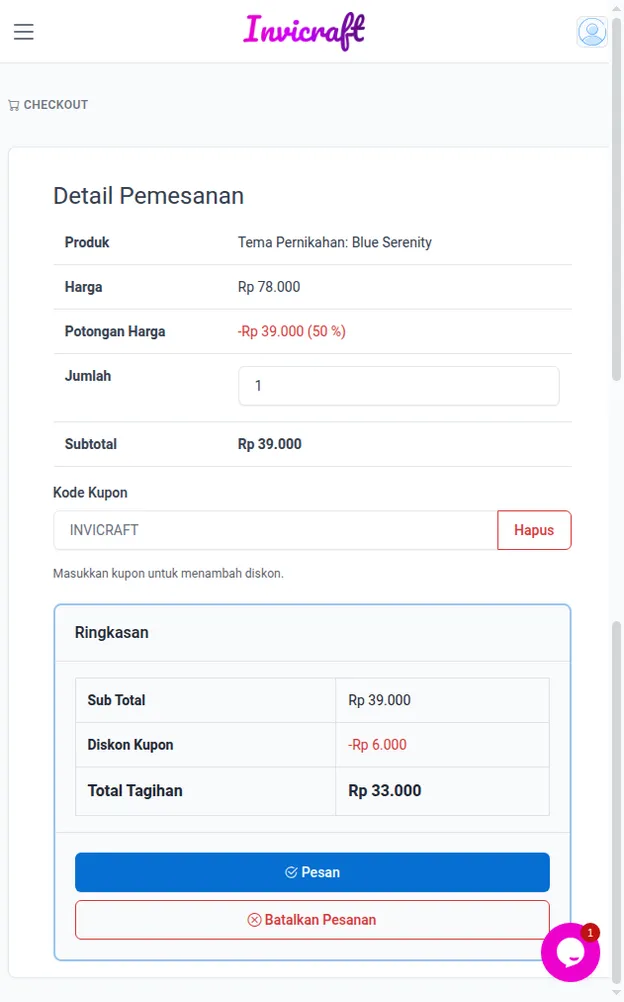 Cara Mudah dan Cepat Membuat Undangan Digital di invicraft.id: Panduan Lengkap Anti Ribet