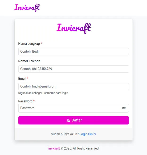 Cara Mudah dan Cepat Membuat Undangan Digital di invicraft.id: Panduan Lengkap Anti Ribet