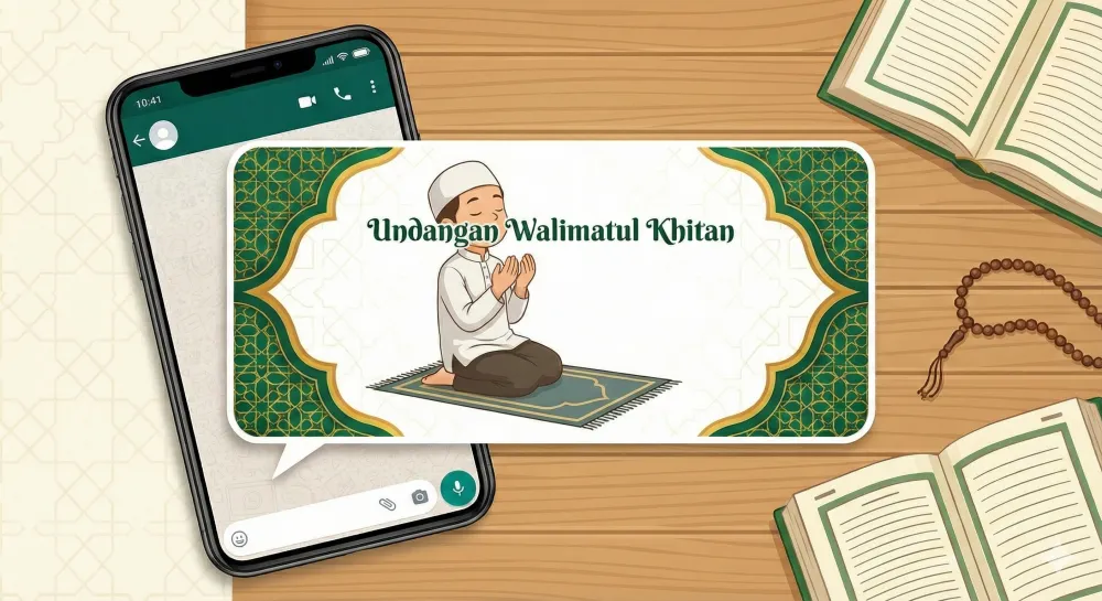 Contoh Kata-Kata Undangan Khitanan Islami via WA, Lengkap dengan Potongan Ayat dan Doa