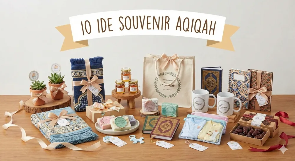 10 Ide Souvenir Aqiqah yang Bermanfaat dan Berkesan
