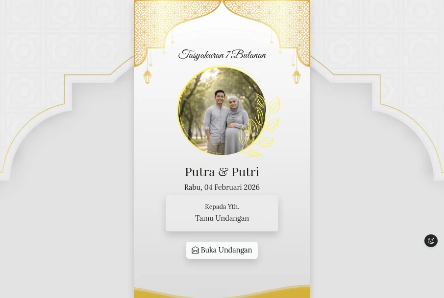 Tema 7 Bulanan Purple Plum Lantern