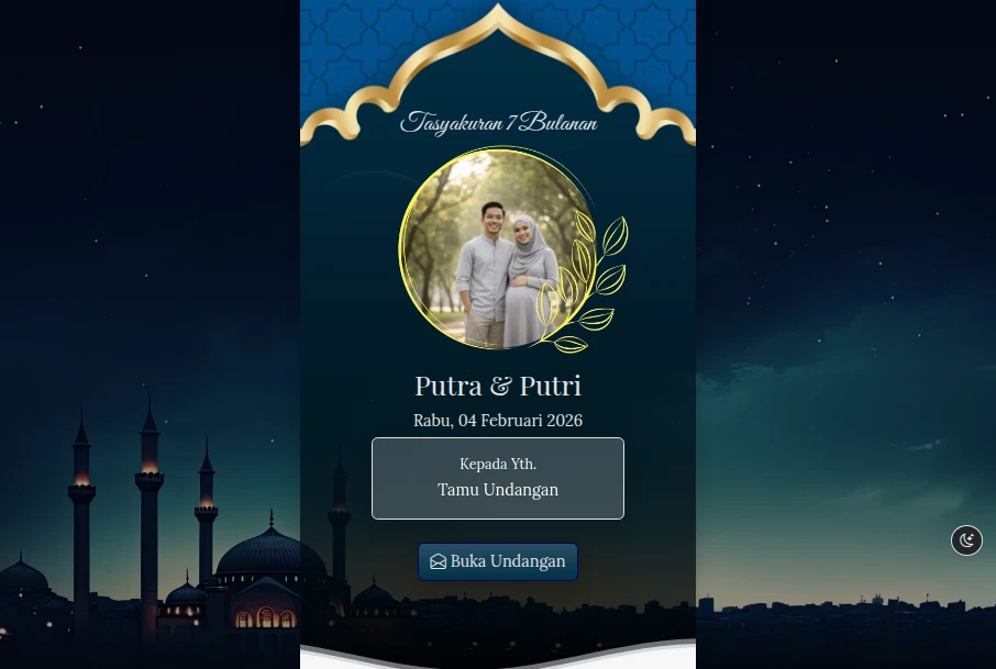 Tema 7 Bulanan Purple Plum Lantern