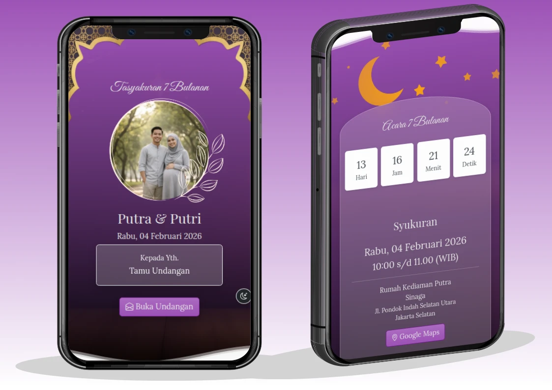 7 Bulanan: Purple Plum Lantern