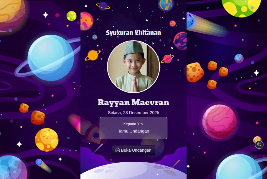 Tema Khitanan Galaxy